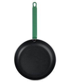 Hygiplas Aluminium Non-stick Teflon Platinum Plus Frying Pan with Green Handle 28cm (HT963)