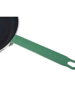 Hygiplas Aluminium Non-stick Teflon Platinum Plus Frying Pan with Green Handle 28cm (HT963)