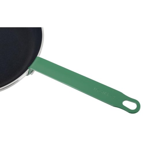 Hygiplas Aluminium Non-stick Teflon Platinum Plus Frying Pan with Green Handle 28cm (HT963)