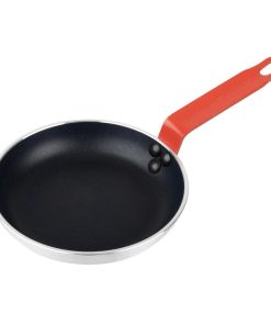 Hygiplas Aluminium Non-stick Teflon Platinum Plus Frying Pan with Red Handle 20cm (HT964)