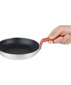 Hygiplas Aluminium Non-stick Teflon Platinum Plus Frying Pan with Red Handle 20cm (HT964)