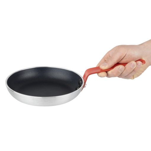 Hygiplas Aluminium Non-stick Teflon Platinum Plus Frying Pan with Red Handle 20cm (HT964)