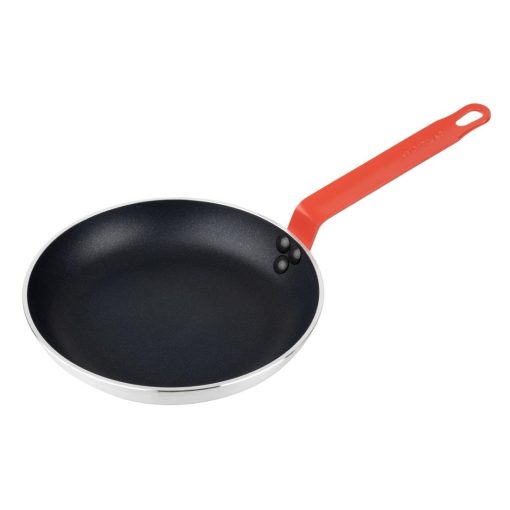 Hygiplas Aluminium Non-Stick Teflon Platinum Plus Frying Pan with Red Handle 24cm (HT965)