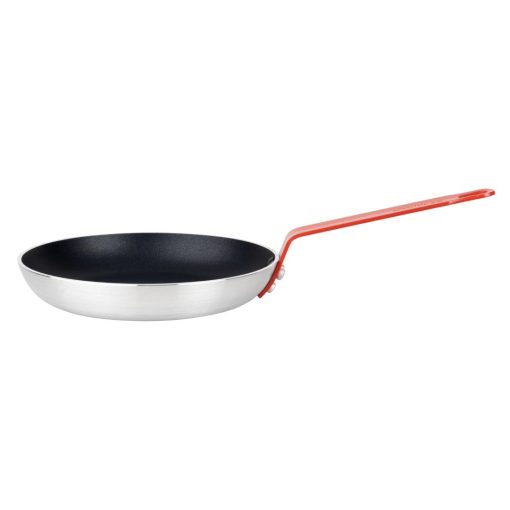 Hygiplas Aluminium Non-Stick Teflon Platinum Plus Frying Pan with Red Handle 24cm (HT965)