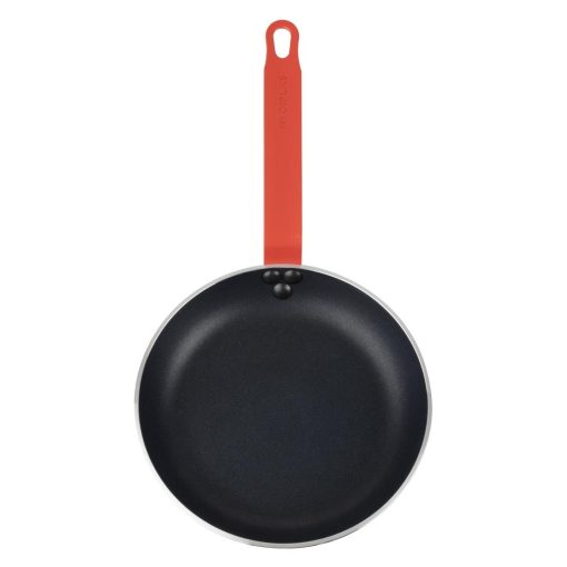 Hygiplas Aluminium Non-Stick Teflon Platinum Plus Frying Pan with Red Handle 24cm (HT965)