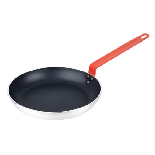 Hygiplas Aluminium Non-stick Teflon Platinum Plus Frying Pan with Red Handle 28cm (HT966)