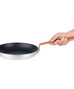 Hygiplas Aluminium Non-stick Teflon Platinum Plus Frying Pan with Red Handle 28cm (HT966)