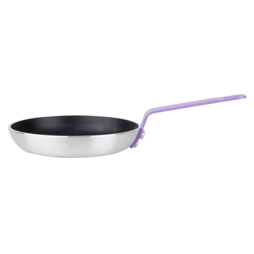 Hygiplas Aluminium Non-Stick Teflon Platinum Plus Frying Pan with Purple Handle 20cm (HT967)