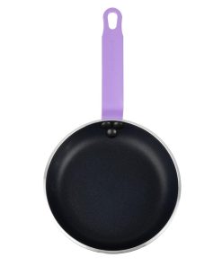 Hygiplas Aluminium Non-Stick Teflon Platinum Plus Frying Pan with Purple Handle 20cm (HT967)