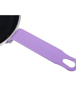 Hygiplas Aluminium Non-Stick Teflon Platinum Plus Frying Pan with Purple Handle 20cm (HT967)