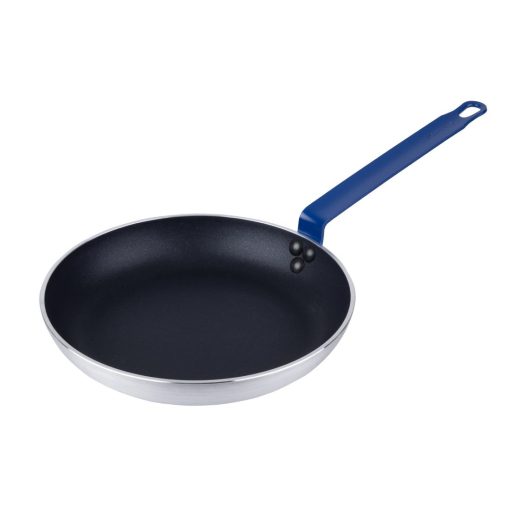 Hygiplas Aluminium Non-stick Teflon Platinum Plus Frying Pan with Blue Handle 28cm (HT972)