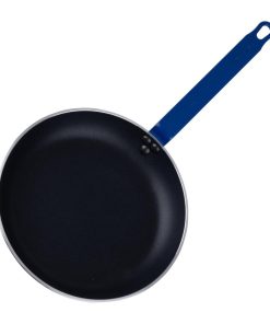 Hygiplas Aluminium Non-stick Teflon Platinum Plus Frying Pan with Blue Handle 28cm (HT972)