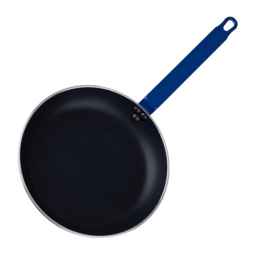 Hygiplas Aluminium Non-stick Teflon Platinum Plus Frying Pan with Blue Handle 28cm (HT972)