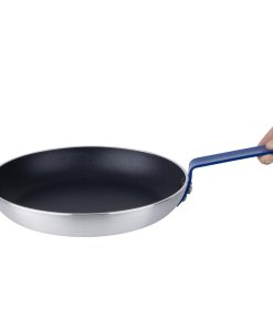 Hygiplas Aluminium Non-stick Teflon Platinum Plus Frying Pan with Blue Handle 28cm (HT972)