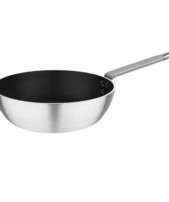 Vogue Aluminium Non-stick Teflon Platinum Plus Saute Pan 24cm (HT986)