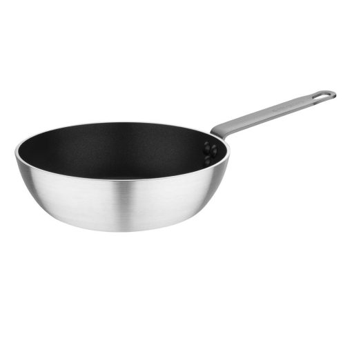 Vogue Aluminium Non-stick Teflon Platinum Plus Saute Pan 24cm (HT986)