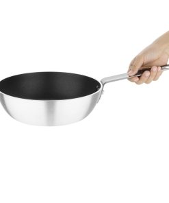 Vogue Aluminium Non-stick Teflon Platinum Plus Saute Pan 24cm (HT986)