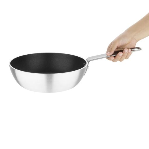 Vogue Aluminium Non-stick Teflon Platinum Plus Saute Pan 24cm (HT986)