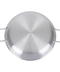 Vogue Aluminium Non-stick Teflon Platinum Plus Paella Pan 35cm (HT990)