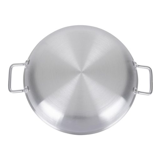 Vogue Aluminium Non-stick Teflon Platinum Plus Paella Pan 35cm (HT990)