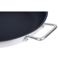 Vogue Aluminium Non-stick Teflon Platinum Plus Paella Pan 35cm (HT990)