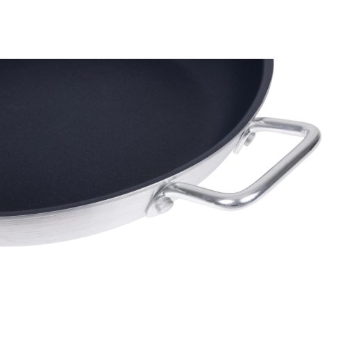 Vogue Aluminium Non-stick Teflon Platinum Plus Paella Pan 35cm (HT990)