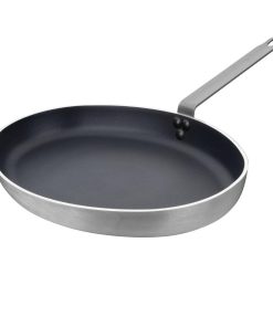 Vogue Aluminium Non-stick Teflon Platinum Plus Oval Frying Pan 40cm (HT992)