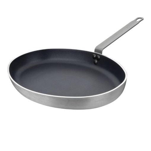 Vogue Aluminium Non-stick Teflon Platinum Plus Oval Frying Pan 40cm (HT992)