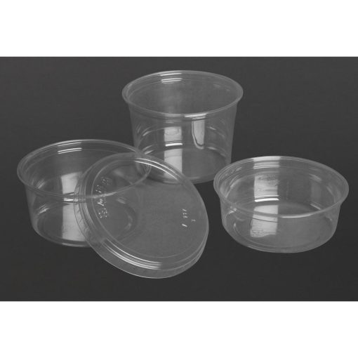 Fiesta Recyclable rPET Deli Cups 225ml-8oz 300 Pack (HU064)