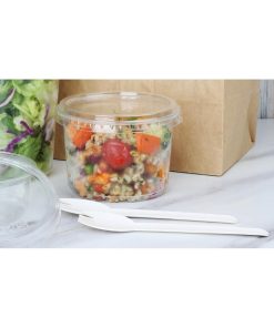 Fiesta Recyclable rPET Deli Cups 225ml-8oz 300 Pack (HU064)