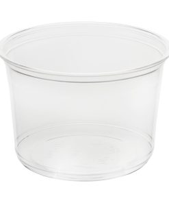 Fiesta Recyclable rPET Deli Cups 455ml-16oz 300 Pack (HU066)