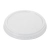 Fiesta Recyclable rPET Flat Lids for Deli Cups 8-12-16oz 300 Pack (HU069)