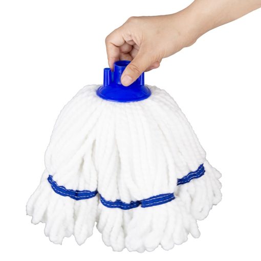 Jantex Microfibre Mop Head Blue Stripe 150g (HX250)