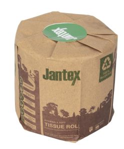 Jantex Green 100 Recycled Wrapped Toilet Roll 3ply 260 Sheets 36 Pack (HX934)