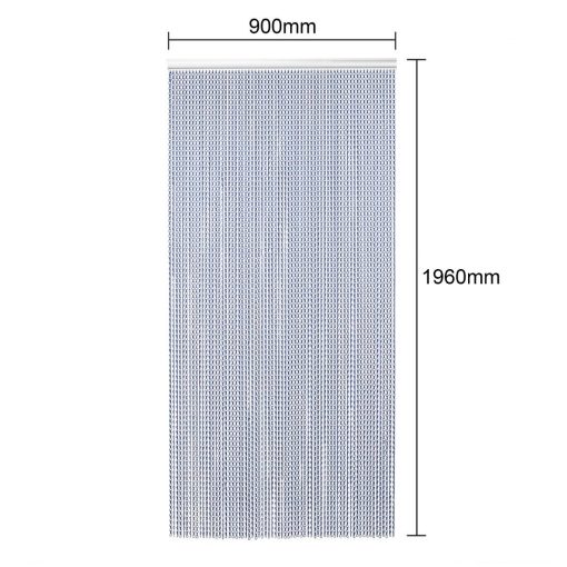 EazyZap Chain Door Fly Screen - Blue (HX949)