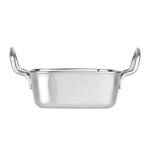 Olympia Table Presentation Square Dish Stainless Steel 115x115mm (HY123)