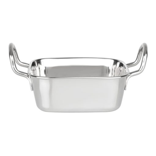 Olympia Table Presentation Square Dish Stainless Steel 115x115mm (HY123)