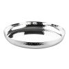 Olympia Hammered Stainless Steel Round Tray 260x35mm (HY124)