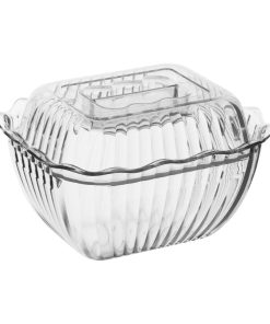 Olympia Kristallon Small Salad Crock - Clear (HY137)