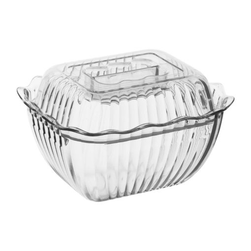 Olympia Kristallon Small Salad Crock - Clear (HY137)