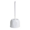 Nisbets Essentials Round Toilet Brush and Holder - White (HY187)