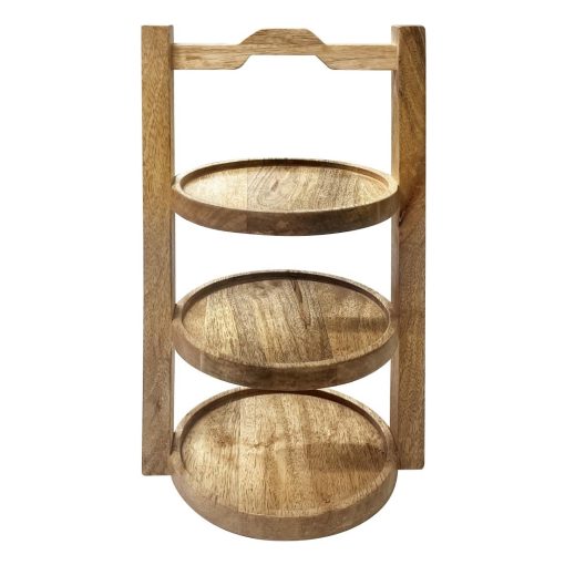 Olympia 3-Tier Stand Mango Wood for 150mm Plates (HY750)