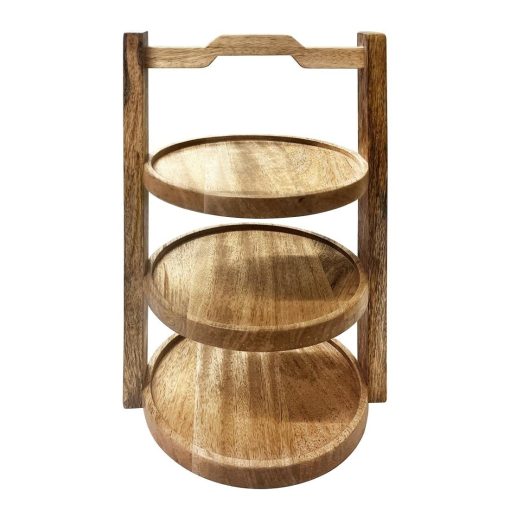 Olympia 3-Tier Stand Mango Wood for 200mm Plates (HY751)