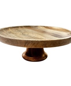 Olympia Cake Stand Mango Wood 330x120mm (HY757)