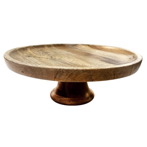 Olympia Cake Stand Mango Wood 330x120mm (HY757)