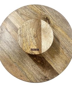 Olympia Cake Stand Mango Wood 330x120mm (HY757)