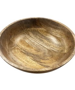 Olympia Footed Bowl Mango Wood 280mm (HY758)