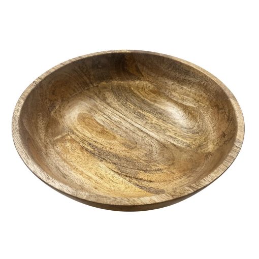 Olympia Footed Bowl Mango Wood 280mm (HY758)