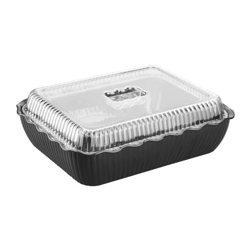 Olympia Kristallon Large Salad Crock - Black (HY800)