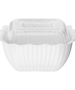 Olympia Kristallon Small Salad Crock - White (HY807)